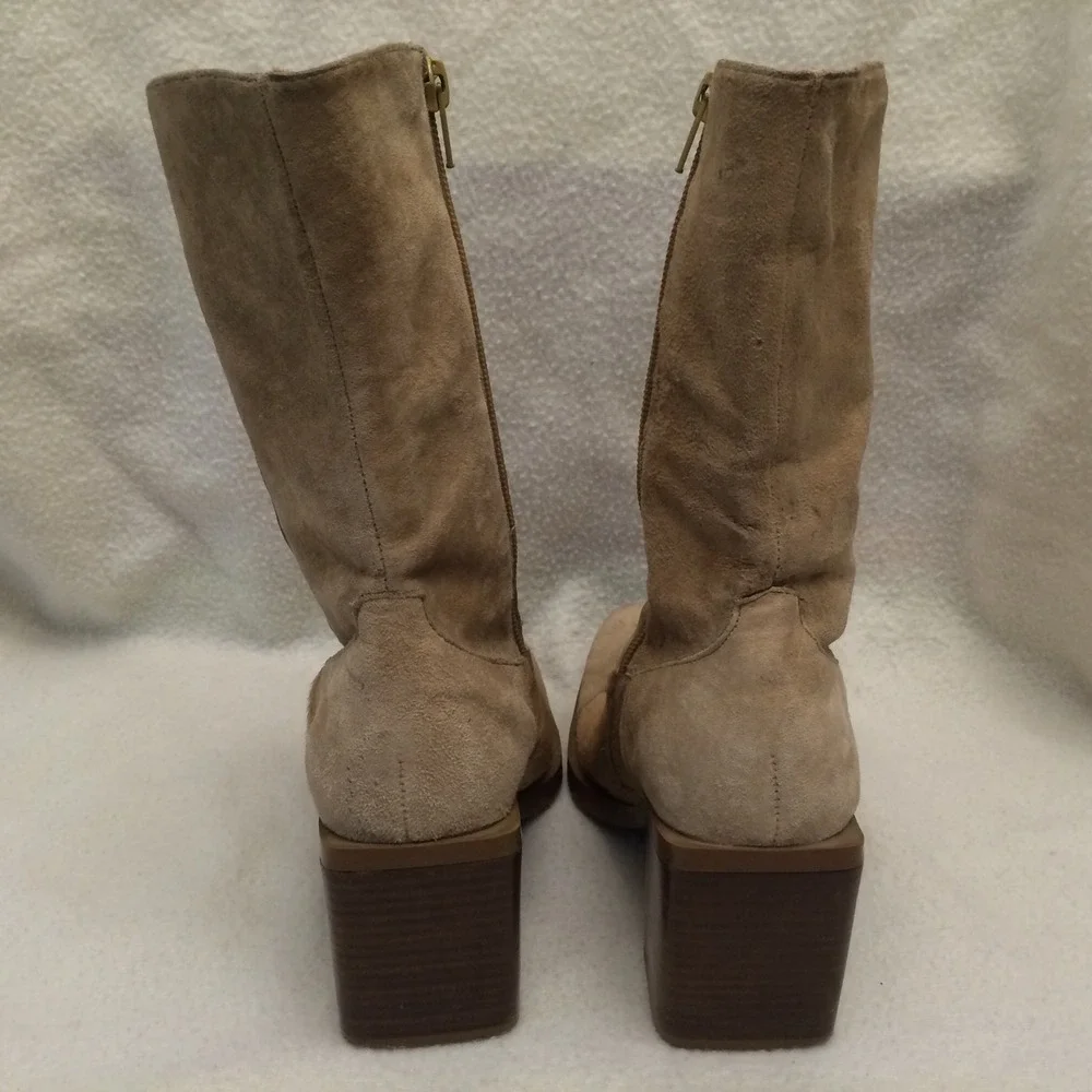 Suede Calf Hair Boots Shoes Women's Size 5.5 On‎ Your Feet 
